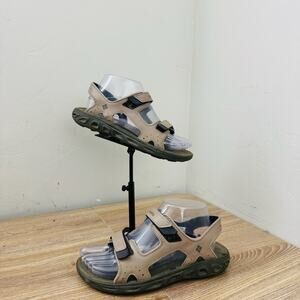 Columbia Kids Techsun Tan Leather Sandals Boys Size 4